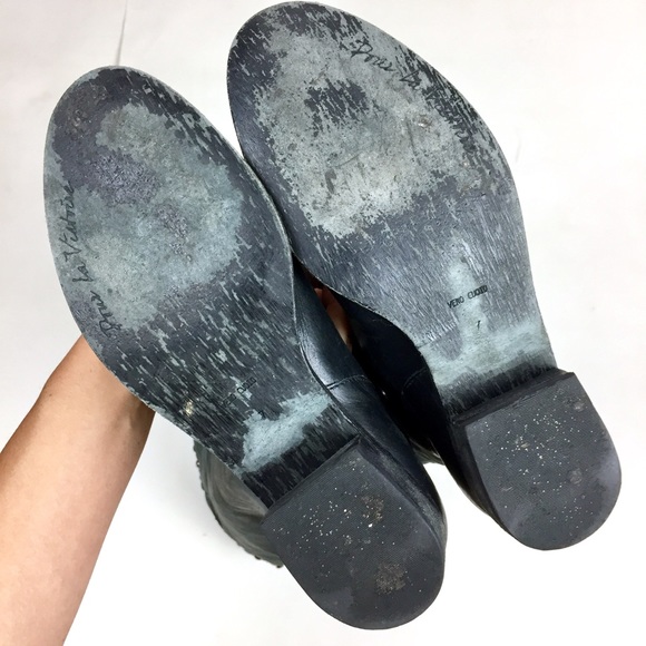 SOLD Pour la Victoire Black Leather Riding Boots Sz 7 - Picture 5 of 8